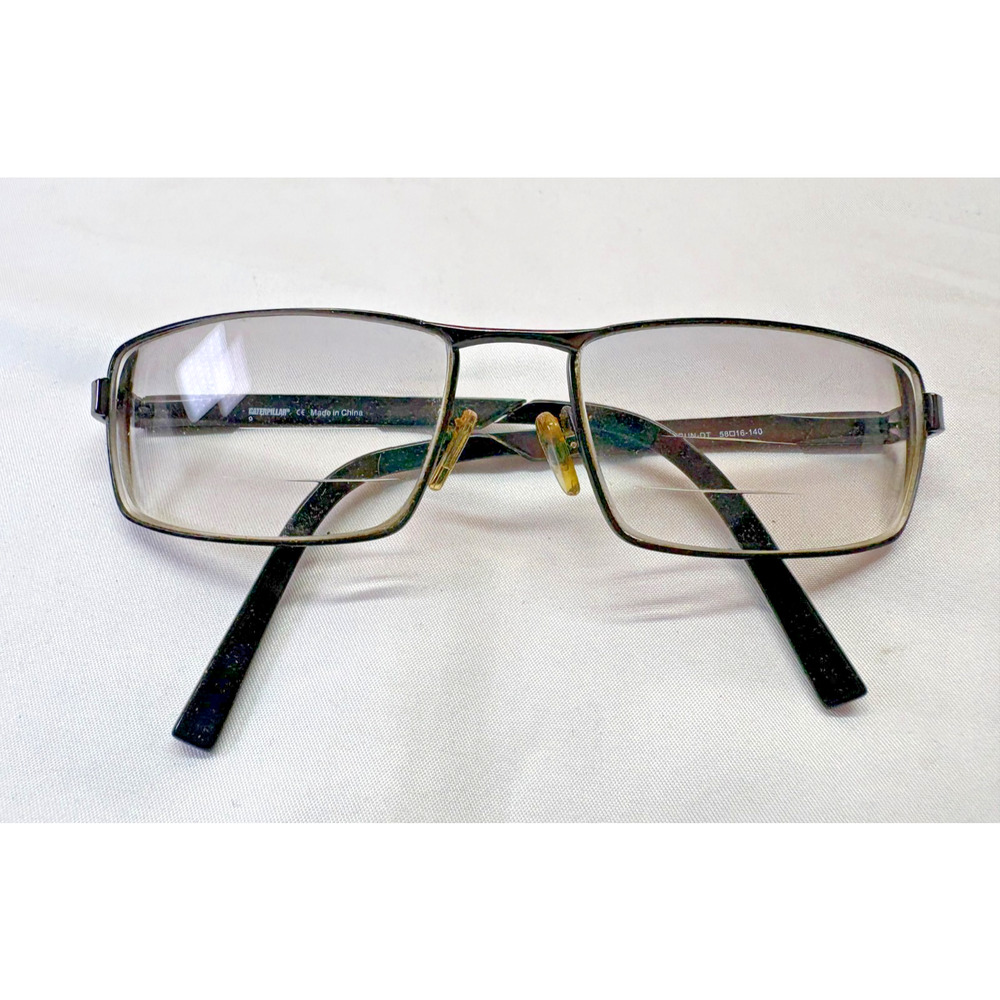 Caterpillar Rectangle Eyeglass Frames Only CTU T0… - image 1